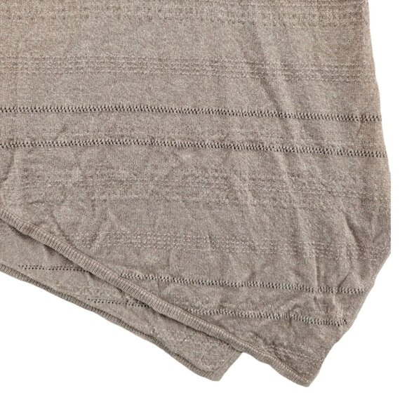 White House Black Market Asymmetrical Tunic Sweater Womens Gold 3/4 Sleeve Sz M - Picture 9 of 10